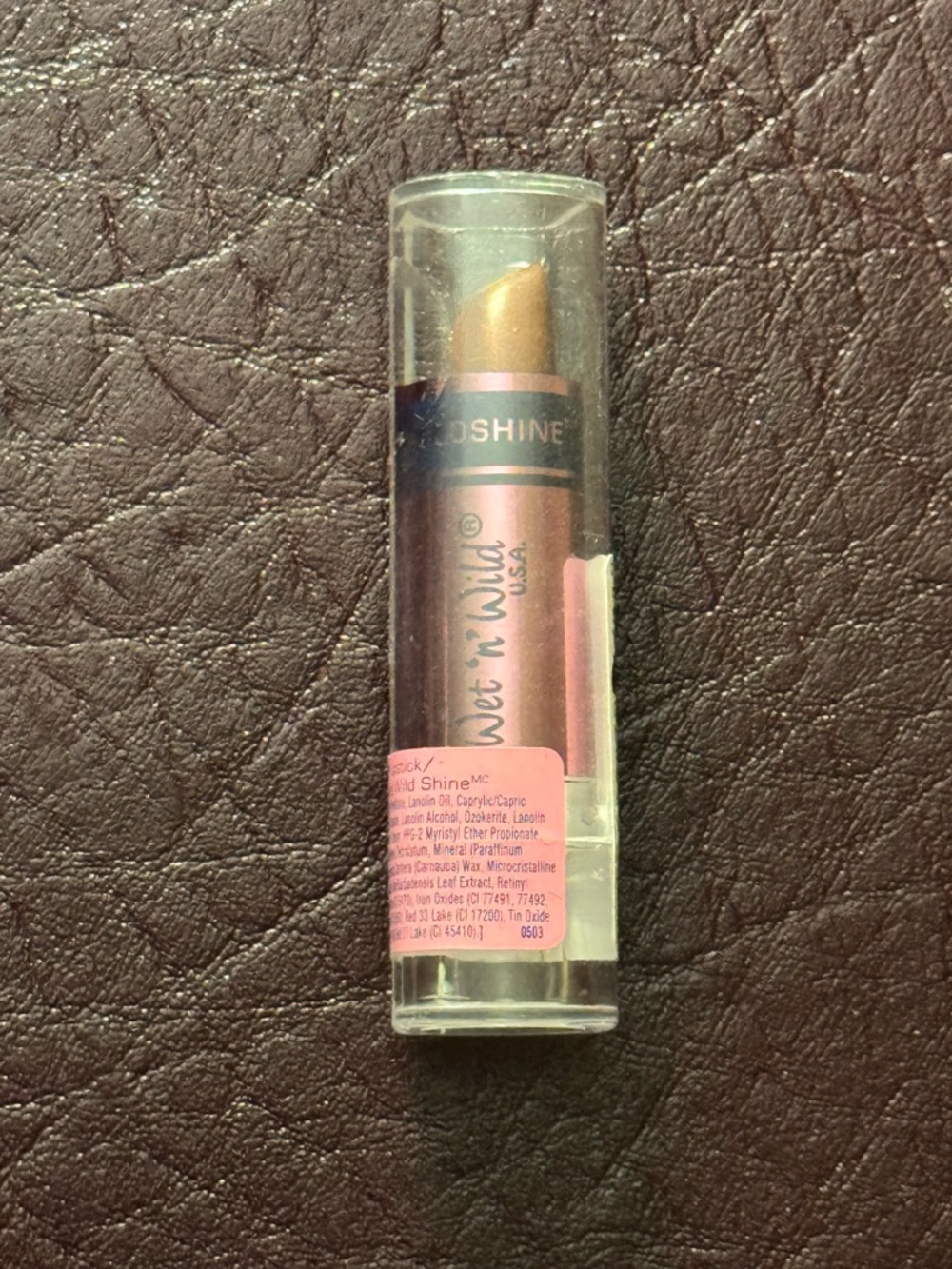 Wet n Wild Wild Shine Lipstick 326 Red .13oz 3.6 New Sealed